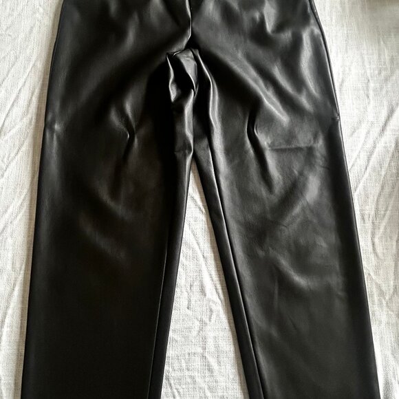 Banana Republic Mid Rise Slim Vegan Leather Pull-on Pants - NWOT - Picture 4 of 5